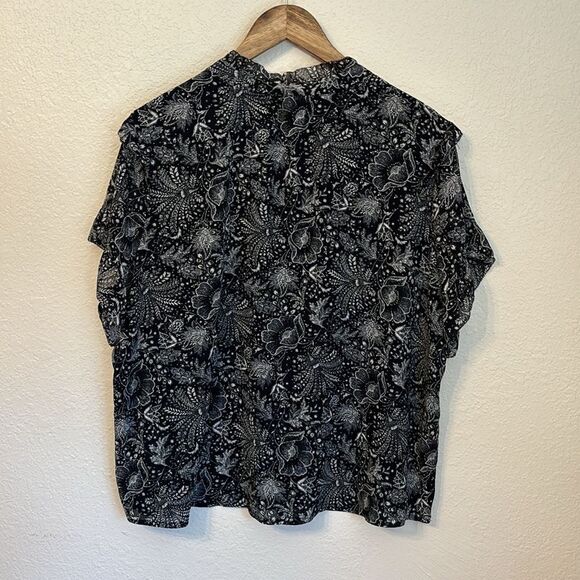 Point Sur Paisley Floral Blouse 2X - Picture 5 of 5